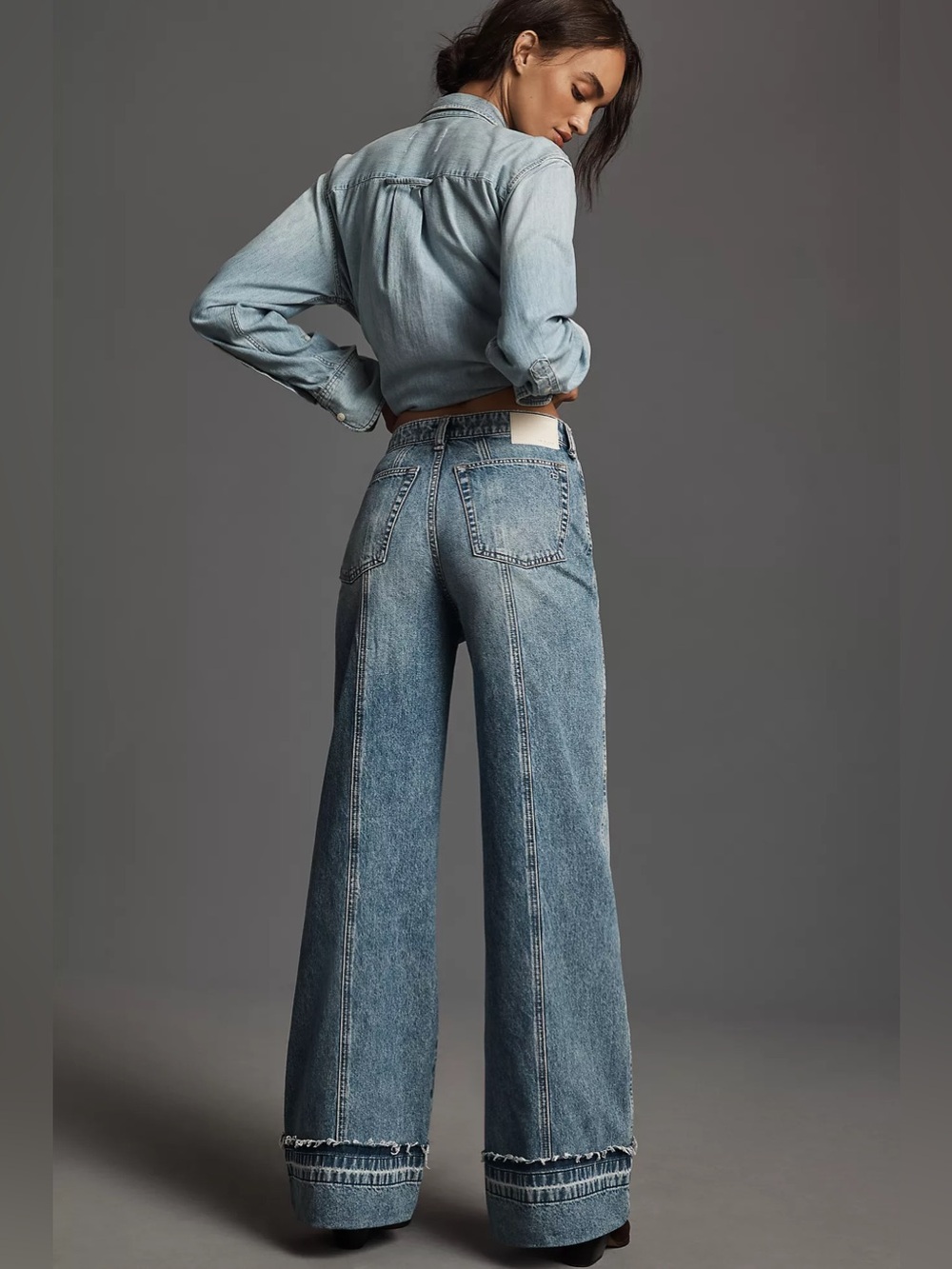 rag & bone Marina High-Rise Cuff Jeans - Picture 4 of 13